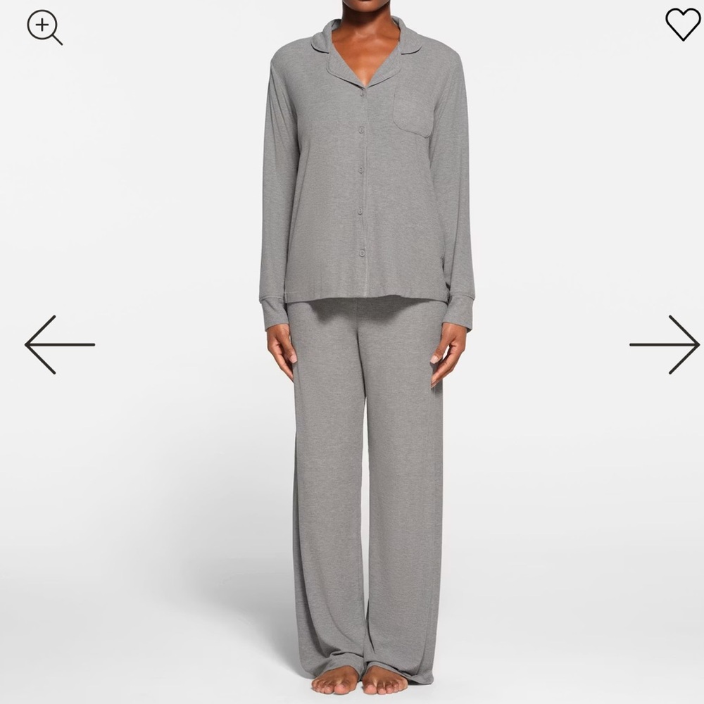 Skims grey pajama set